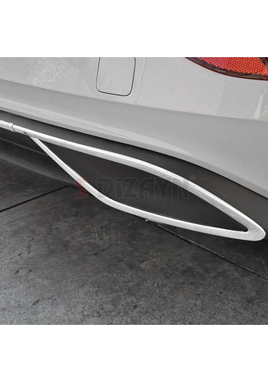 S-dizayn Vw Polo 6 Hb Makyajlı Krom Egzoz Çıkışı Difüzör 2021 Üzeri