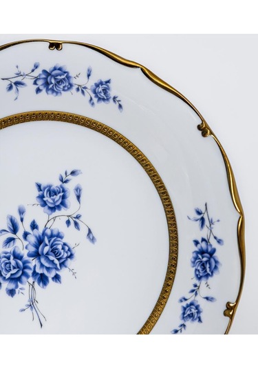 Maxx Doria Majestic Azure 12 Kişilik 77 Parça Yemek Takımı Pa2097 Beyaz - Altın