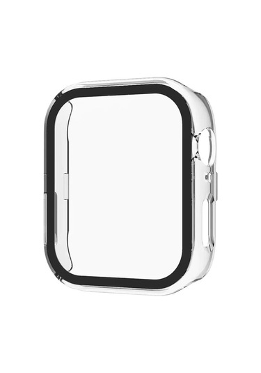 Apple Watch 6 7 8 9 40mm 41mm Uyumlu Rubber Kasa Ekran Koruyucu 360 Kılıf Kapak