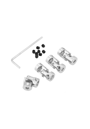 Wezone 4 Adet Metal Universal Eşleşme 23mm Uzunluk, 11mm Dış Çap, 3 5mm İç Çap - Model Araçlar, Gemi Ve Robotlar İçin Döner Hareketi Aktarıcı