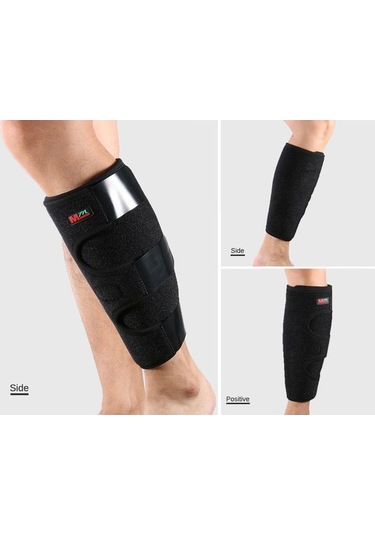 Flybuy Baldır Koruyucu Atel, Kaymaz Baldır Sarma, Siyah Kılıf Baldır Desteği Siyah