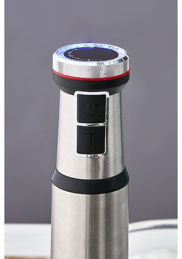 Karaca 9637B Quick Mix Hız Ayarlı 1300W El Blender Set Inox