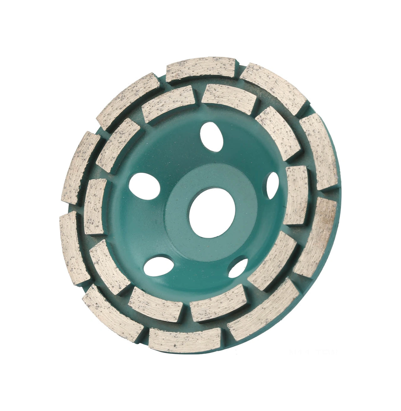 Tenfowee 125mm 22.2mm İki Satırlı Elmas Taşlama Tekerleği - Beton, Granit, Mermer İçin Dayanıklı, Yüksek Verimli Taşlama Ve Kesme