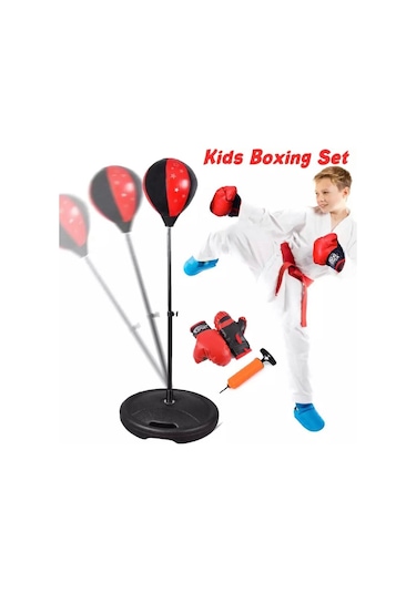 Esberticaret Leyaton Boks Antrenman Seti Boks Standı 90-120 Cm