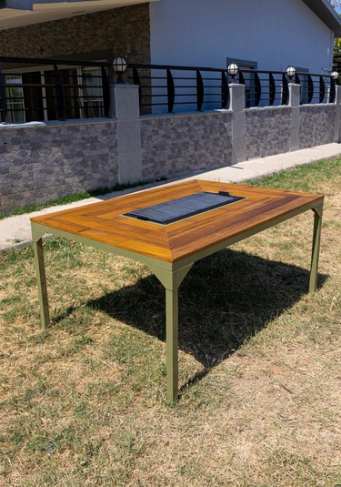 Özel Tasarım Dış Mekan Mangallı Masa Ahşap