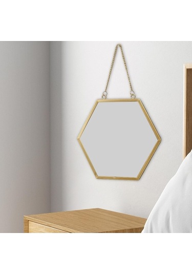 Pazly Yolu Suntek Odası Giyinme Giriş Daire 28,5cmx25cm-altıgen Zu Altın