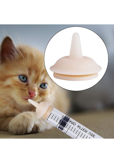 Homyl Yavru Kedi Köpek Için Pet Biberon Meme Hemşirelik L