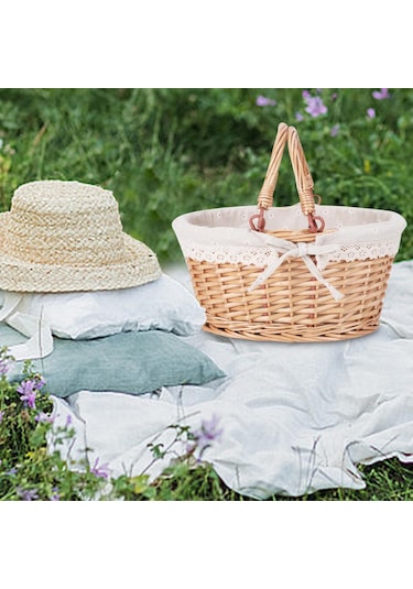 Homyl Çiftlik Evi Bahçe Düğünü Için Tutamak Rattan Beyaz