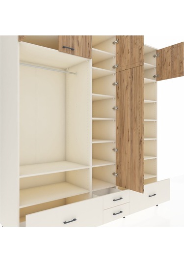 Kronos Dolap 18 Raflı 4 Çekmeceli Tek Askılı 220x59x243 Aytaşı-çam/aytaşı Atlas Çam/aytası Kronos Dolap 18 Raflı 4 Çekmeceli Tek Askılı 220x59x243 Aytaşı-çam/aytaşı Atlas Çam/aytası