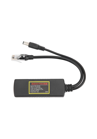 Lemestar 60v Yüksek Gerilimli Poe Ayırıcı, Ieee 802.3af Destekli, 10/100m Veri Transferi, 12v Dc Çıkış, Sabit Ve Dayanıklı Abs Malzeme