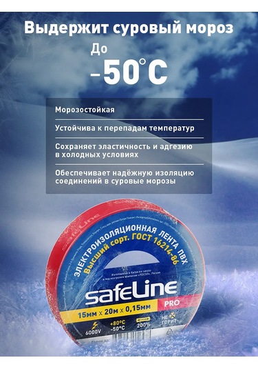 Safeline Kırmızı Pvcy Kâğıt Bandı 20 Metre 1 Adet Kablolar İçin 289466115