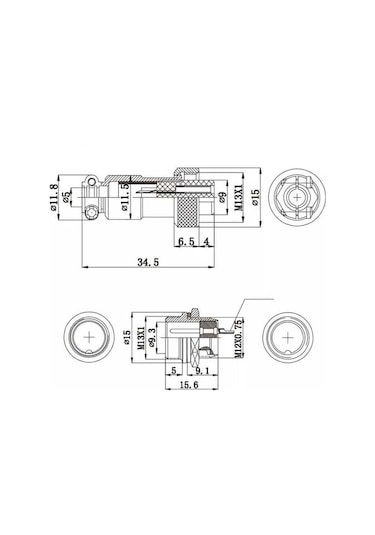 Magicvoice Mv-29494 Dişi 4 Pinli Mini Mayk Fiş Soket
