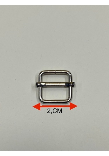 Çanta Sürgüsü / Ayar Tokası / 2 Li Set / 2 Cm Gümüş Renkli Çok Renkli