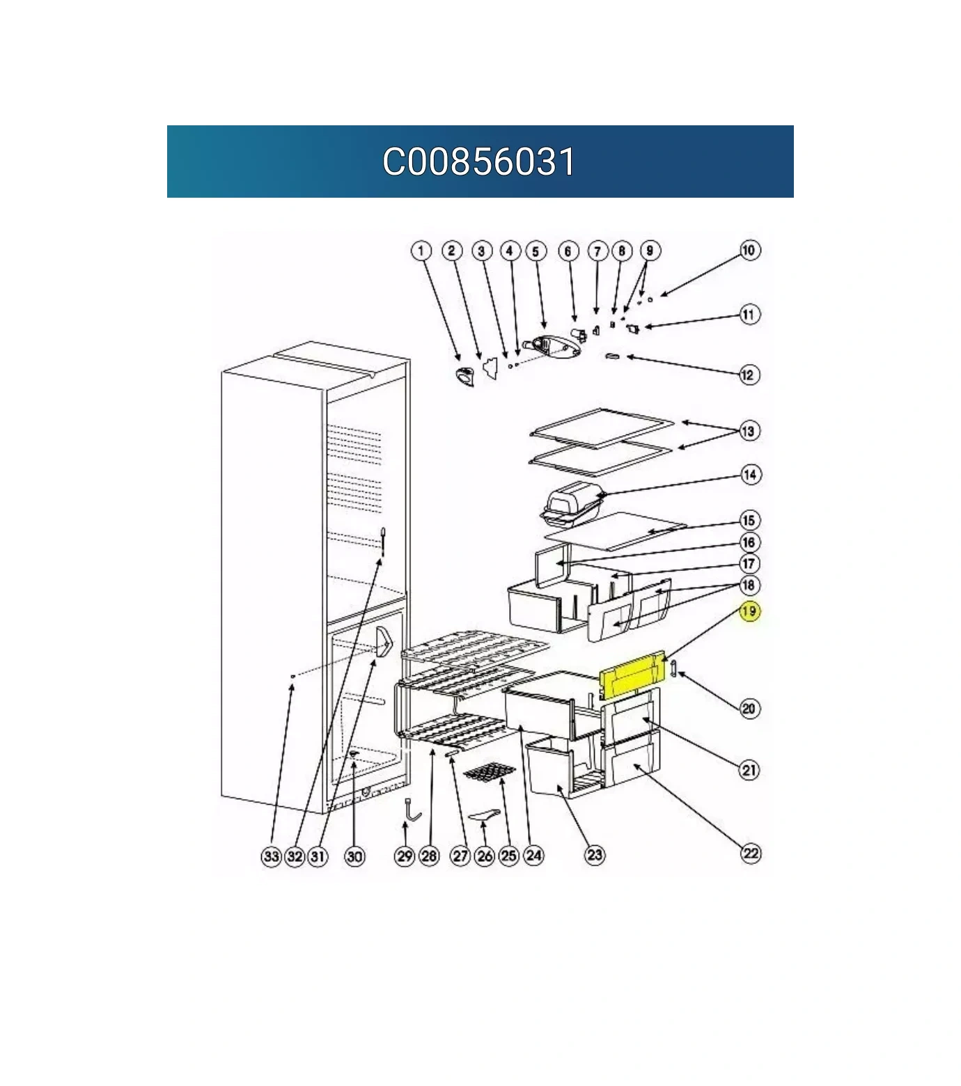 Indesit Indesit Dondurucu Kutusu Paneli Dar 187505984