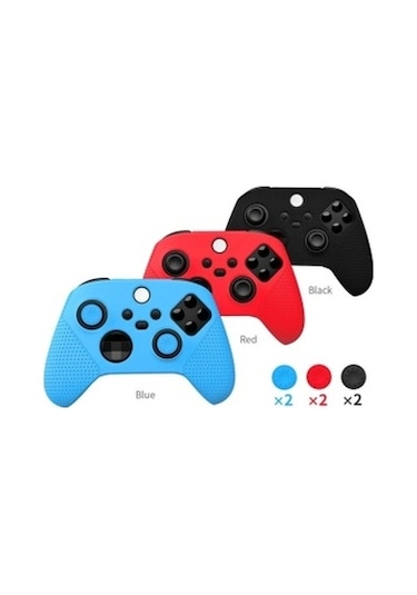 Comse Xbox Series S X Silikon Kılıf Analog 9. Nesil Uyumlu Koruyucu Set