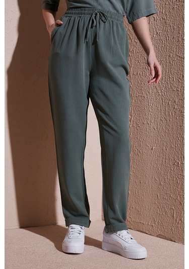 Fashion Friends Bayan Pantolon 25y0550k1 Haki Haki