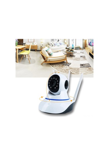 Gajeena Akıllı Wifi Gözlem Kamerası - 2mp 1080p, 11 İnfrare Led Gece Görüşü, 355 Dönüş, Hareket Algılama, Ev/ofis Güvenliği