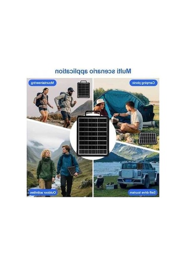 Besthome1 20w Güneş Şarj Paneli 7 Usb Portlu Taşınabilir Power Bank Dream011 Newaonasen Sku6177