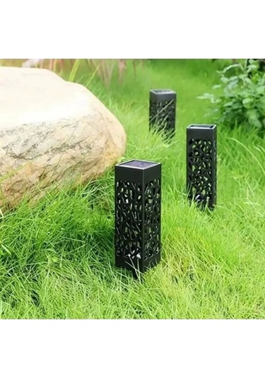 Dekoratif Solar Güneş Enerjili Bahçe Aydınlatması Yürüyüş Yolu Seti 6 Adet Çok Renkli