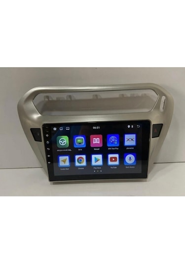 Peugeot 301 Celysee İle Uyumlu Android Carplay Multimedya Navigasyon Kamera 9"
