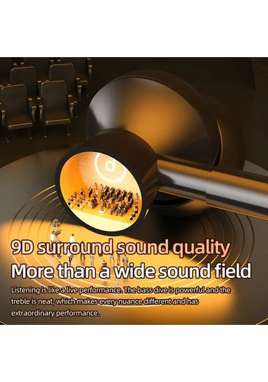 Carrier Bt8 Kablosuz Bluetooth Kulaklık Kulaklıklar Açık Spor Kulaklık 5.3 Şarj Bin Ekran Dokunmatik Kontrol Kulakiçi İle Muisc İçin