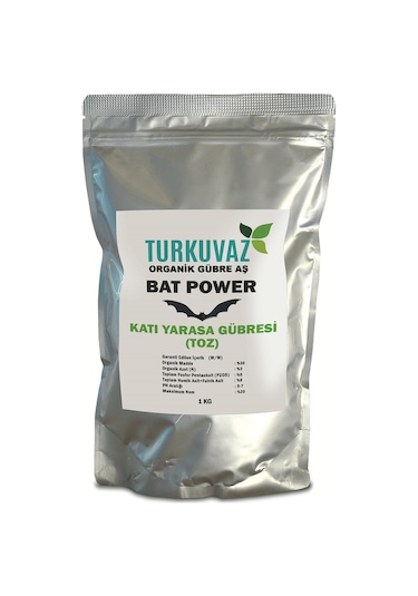 1 KG. Turkuvaz Organik Toz Yarasa Gübresi (Yüksek Fosfor)