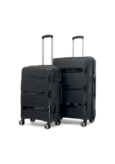 Lucas Polipropilen Kırılmaz Valiz, Orta Boy&büyük Boy Siyah