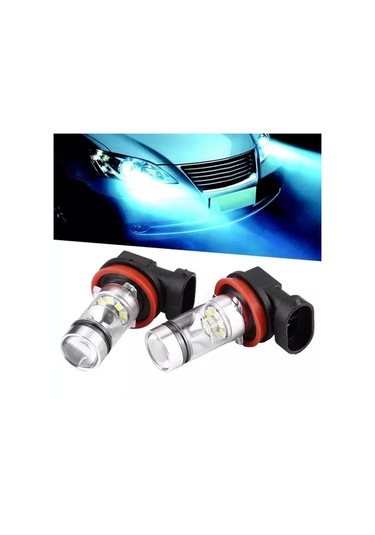 Mufunye Araç Led Fari H8/h11 100w 1000 Lumens 6000k Beyaz Işık, Kolay Kurulum, Su Geçirmez, 50.000 Saat Ömür