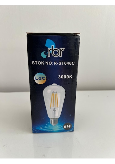 Rbr Rustik Ampul 3000k 6w