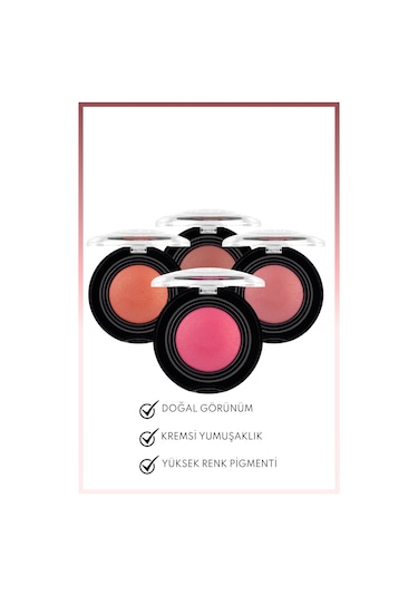 Note Cosmetics Bouncy Blush Yumuşak Kremsi Allık - 01 Paradise 01