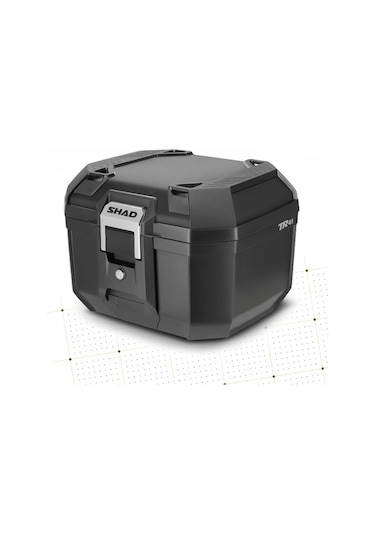 Motosiklet Arka Çanta Shad Terra Alüminyum Motor Tur Çantası Siyah 41 Lt Siyah