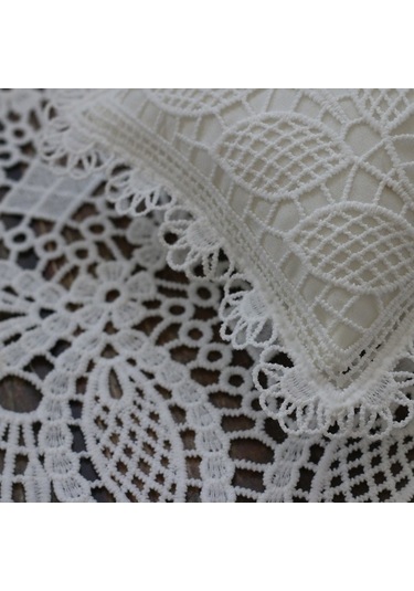 Bosphorusboutique Yuvarlak Yeşil Yastık Takımı Sones Lace Hollow Fotoğrafçılığı Bebek Battaniye Aksesuarları Açık + İx Açık Yeşil