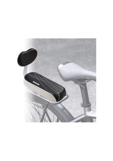 Suntek Bisiklet Arka Koltuk Minderi Sırtlıklı Çocuk Siyah Siyah