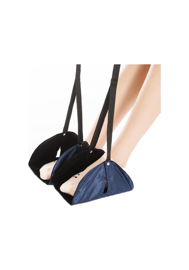 Sones Seyahat Ayak Dayanağı Hamağı Ofis Eğlence Pedalı, Renk: Lacivert Bölünmüş Diğer