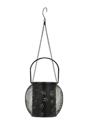 Novahub Çevresel Güneş Asılı Fener Demir Sanat Dekoratif Işık Oyuk Çiçek Kelebek Desen Bahçe Peyzaj Işığı Ip65 Su Geçirmez Masa Yolu