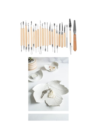 30 PARÇA HEYKEL ÇÖMLEK SERAMİK KİL YAPIM & MODELLEME SETİ