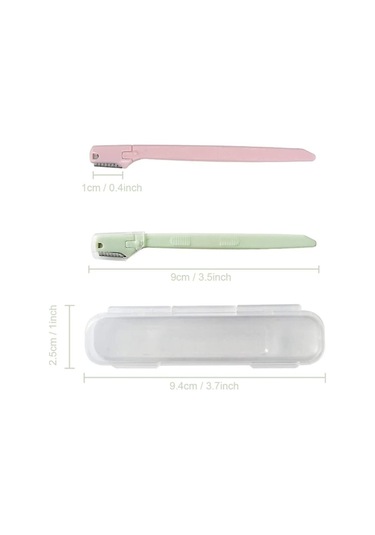 Kaş Düzeltici, 4 Adet Küçük Kaş Jileti, Düzeltme Ve Tıraş İçin Çok İşlevli Peeling Dermaplaning Aleti Diğer