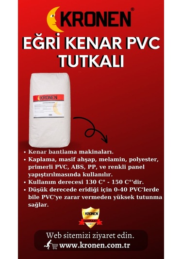 Kronen Eğri Kenar Boncuk Tutkal 25 KG