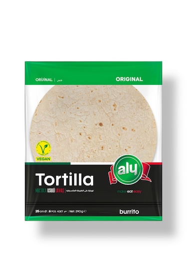 Tortilla Meksika Usulü Lavaş 390 Gr. 25 Cm 6 Adet/paket