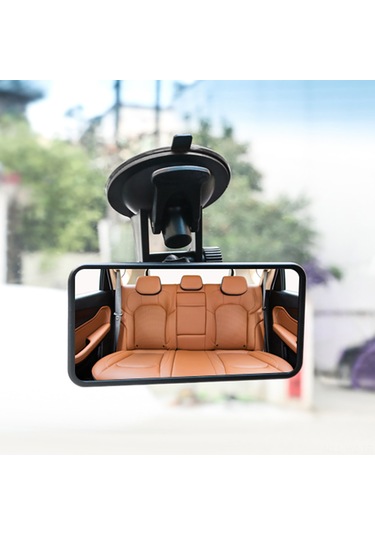 Wezone Araç İçi Bebek Gözlem Aynası, Kare Şekil, Akrilik Malzeme, Çocuk Gözlem Aracı Czc-302