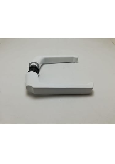 Uyar Kapı Kolu Parma İzli Beyaz Enka531