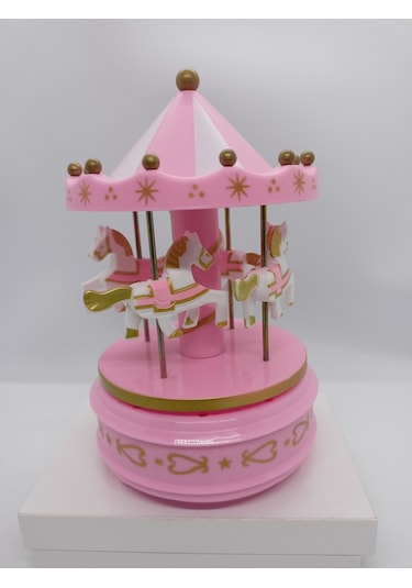 PEMBE ATLI KARINCA MÜZİK KUTUSU