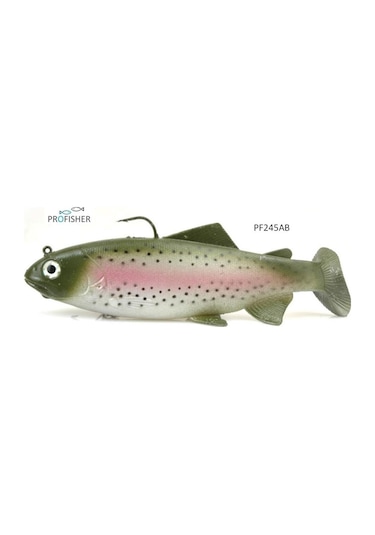 PROFISHER T Kuyruk Silikon Sahte Ala Balık Yem 19 cm 137 gr