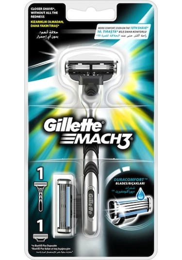 Gillette Mach3 2 Yedekli Tıraş Makinesi