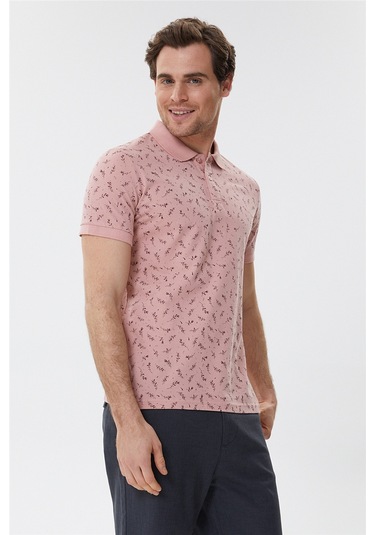 Lee Cooper Bernard Erkek Polo Yaka T Shirt Gül Kurusu 14745 Gül Kurusu Gülkurusu