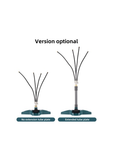 Yunboo Dış Mekan Soğutma Sistemi - 4 Başlıklı Ayaklı Püskürtme Sistemi İle Serinleme Ve Nemlendirme Diğer