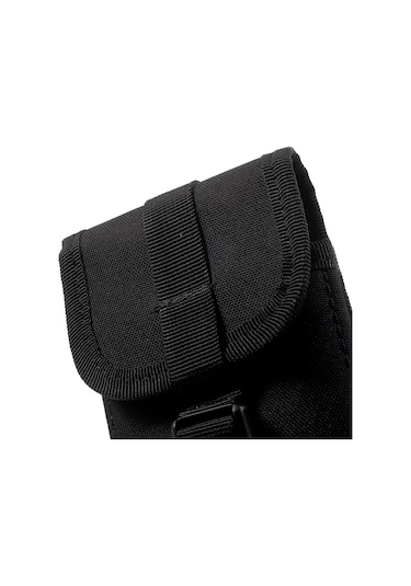 Outdoor Kancalı Askeri Kamuflaj Desenli Spor Çanta  Siyah