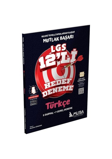 8.Sınıf LGS Türkçe 12'li Hedef Deneme- Muba Yayınları