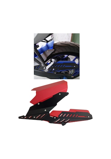 Suntek Yamaha Mt03 R3 R25 Kırmızı Için Arka Çamurluk Çamurluk Zincir Koruma Kapağı