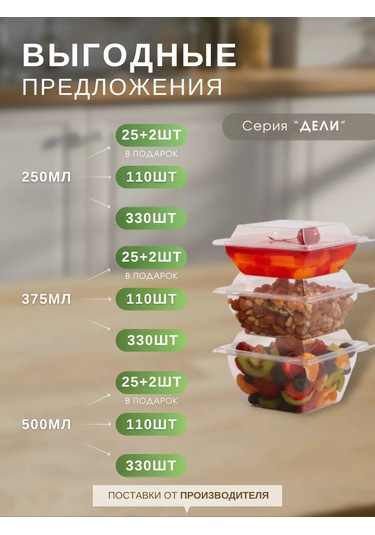 Kastan Kullanımlik Kapaklı Kaplar 500 Ml 25 Adet 252143226 100 adet